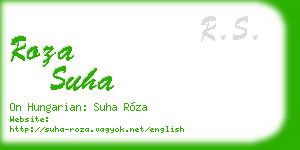 roza suha business card